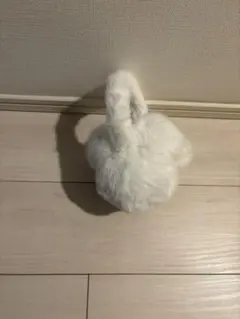 ディズニー　ホワイト　ミッキーマウス　イヤーマフ