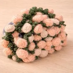 ブーケブランケット 花束ブランケット グラデーション かぎ針編み