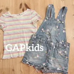 Gap kids×Disney Tシャツ＆デニムオーバーオールセット 110