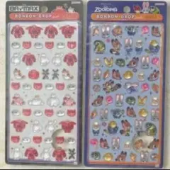 正規品　ボンボンドロップシール ベイマックス ズートピア