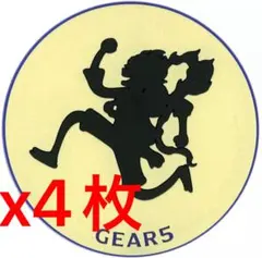 一番くじ　ワンピース　匠の系譜　覇極　I賞　ラバー雑貨コレクション　x4