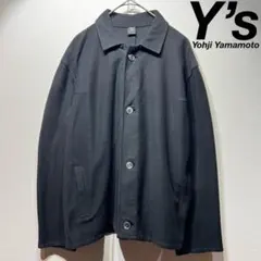 希少 ワイズ ヨウジヤマモト 上質 コットン デザイン ジャケット ブルゾン 3