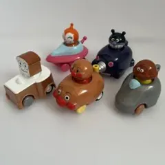 アンパンマン プルバックカー ガチャガチャ5個セット