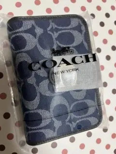 ☆新品未使用☆COACHアウトレットニ つ折り財布 タビーデニム - メルカリ