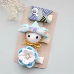 ⭐️数量限定⭐️【3点セット/送料込み/匿名配送】ヘアクリップ　ヘアピン　子供の日