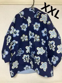 ブロックテックハーフコート（花柄）【XXL】