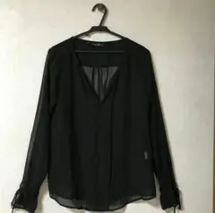 ZARA ブラウス　長袖　レディース　シースルー