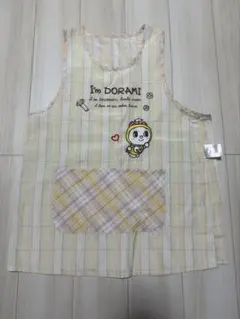 ドラミちゃん エプロン 黄色 保育士