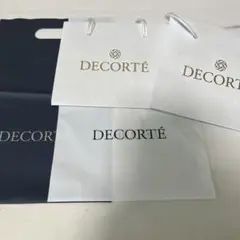 DECORTÉ ショップ袋 4枚セット 白・黒