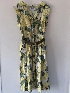 新品未着用タグ付き【ミュベールMUVEILペイズリー柄ワンピース 