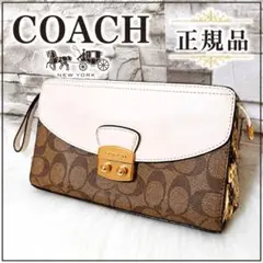 希少 COACHコーチ ミニキャンディエキゾチックシグネチャーショルダー 