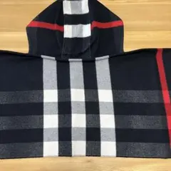 値下げ！超美品Burberry 厚手大判ストール フード付 バーバリー