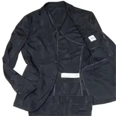 極美品 ZARA ザラ セットアップ スーツ 迷彩 カモフラ ブラック 伸縮