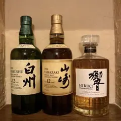 山崎18年　響21年　空瓶　未洗浄　化粧箱付き　計5セット 山崎18年 響21年 白州18年 空瓶 未洗浄 化粧箱付き 計11セット - メルカリ