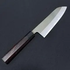 j*n様 包丁 三徳包丁 青二鋼 紫檀八角柄 165mmのサムネイル