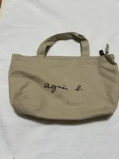 agnès b. ベージュ トートバッグ