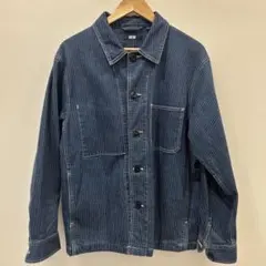 UNIQLO ネイビーストライプジャケット Mサイズ