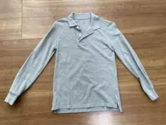 JOSEPH ABBOUD 長袖ポロシャツ グリーン ストライプ襟 - メルカリ