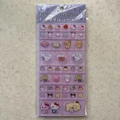 ☆チェゴシム×サンリオキャラクターズ タイルシール パープル☆のサムネイル