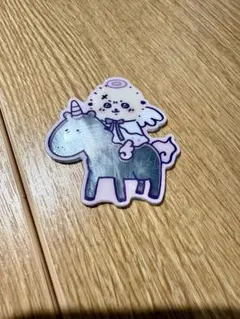 ちいかわ てんしとあくま ミラーステッカー　ラッコ