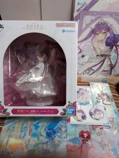 ホロライブ　一番くじ 宝鐘マリン 常闇トワ フィギュア 他セット❣️ ホロライブ 一番くじ 宝鐘マリン 白銀ノエル 常闇トワ 雪花