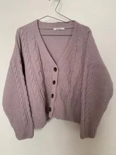 アンドサーチ　ニットカーディガン