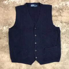 Ralph Lauren ラルフローレン カシミヤ アランニットベストXL