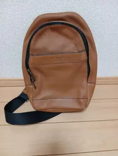 COACH コーチボディバッグ ブラウン レザーのサムネイル
