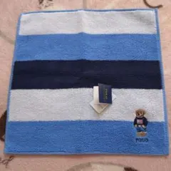 POLO ストライプ タオルハンカチ