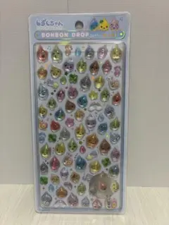 【正規品】しずくちゃん　ボンボンドロップシール　ミニ　しずくの森のなかまたち