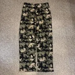 【V】FRUITOFTHELOOM 迷彩 イージーパンツ 美品 シティボーイ