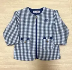 タルティーヌエショコラ　ギンガムチェックコート　100