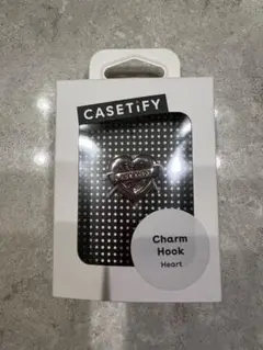 CASSETIFY ケースティファイ ハート チャーム フック シルバー