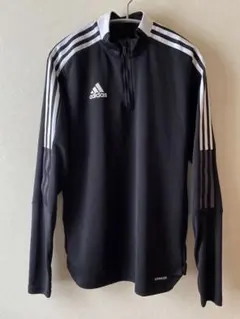 adidas サッカー トレーニングウェア ハーフジップ ブラックのサムネイル
