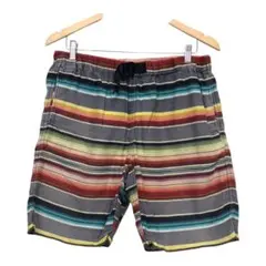 WILDTHINGS ワイルドシングス　ボーダーショートパンツ　ショーツ　ロゴのサムネイル