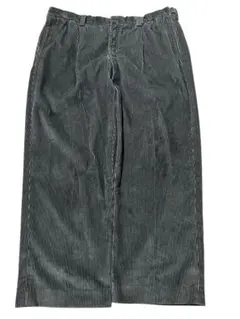 90s L.L. Been コーデュロイパンツ ブラック 太畝 極太 バギー