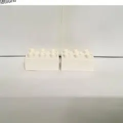 レゴ デュプロ 特殊 パーツ ブロック 2×3 白色 ２個 セット 白