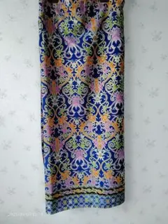 Rok Lilit BATIK バティック ラップスカート - ブルーパープル