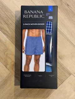 【箱無し】BANANA REPUBLIC ボクサーパンツ 3枚セット Lコストコ