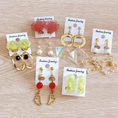 ハンドメイド　イヤリング　まとめ売り