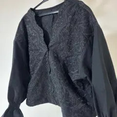 unknown ウクライナ刺繍 type スモックブラウス ギャザーブラウス 
