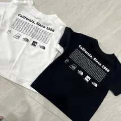 THE NORTH FACE Tシャツ レア バックプリント 黒白セット