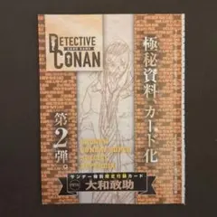 名探偵コナン　コナンカード　サンデーS付録　大和敢助　PR133