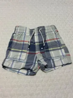 GAP ギャップ　チェック柄 半ズボン 12-18ヶ月