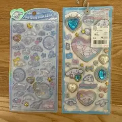 〈新品・正規品〉サンリオ　シナモンロールうるちゅる　キラキラジュエルシール