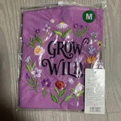 D.KELLY GROW WILD刺繍トートバッグ(M) パープルピンク