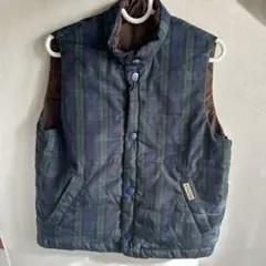 ミキハウス　ダウンベスト　リバーシブル　100