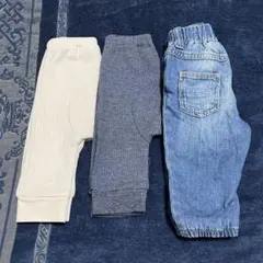 西松屋 H&M ズボン　パンツ　60-70cm 3点セット　まとめ売り　ベビー
