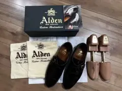 希少❢ALDEN JACOBSON U.S7 1/2D ブラック新品 希少❢ALDEN JACOBSON U.S7 1/2D ブラック新品