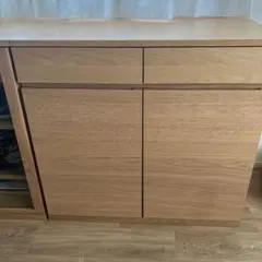 美品】無印良品 オーク チェスト 6段 ワイド 北欧風 廃盤 キャビネット
